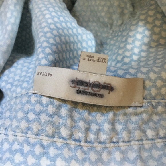 Ann Taylor LOFT button down tunic - Picture 8 of 10